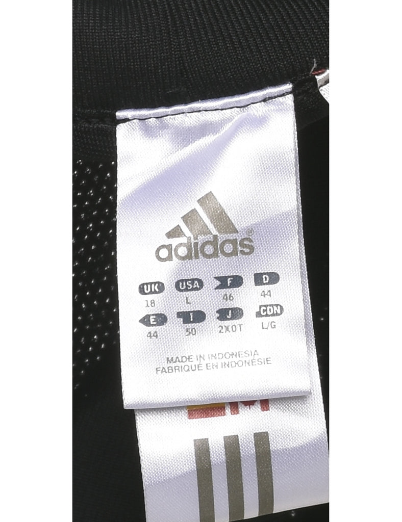 Adidas Black & Blue Contrast Strip Track Pants - W32 L29