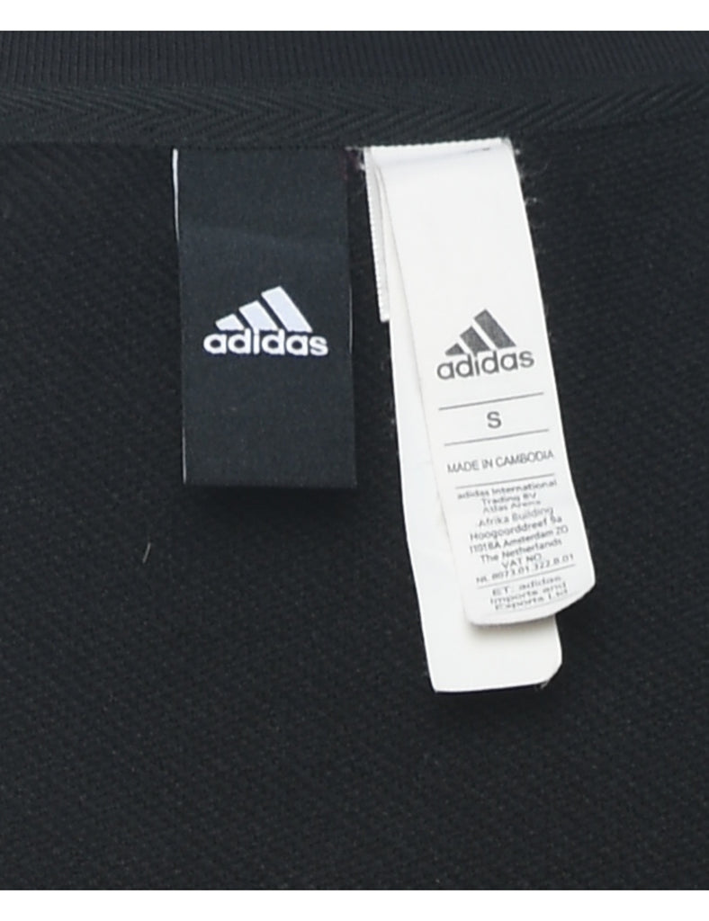Adidas Black Printed Sweatshirt - S