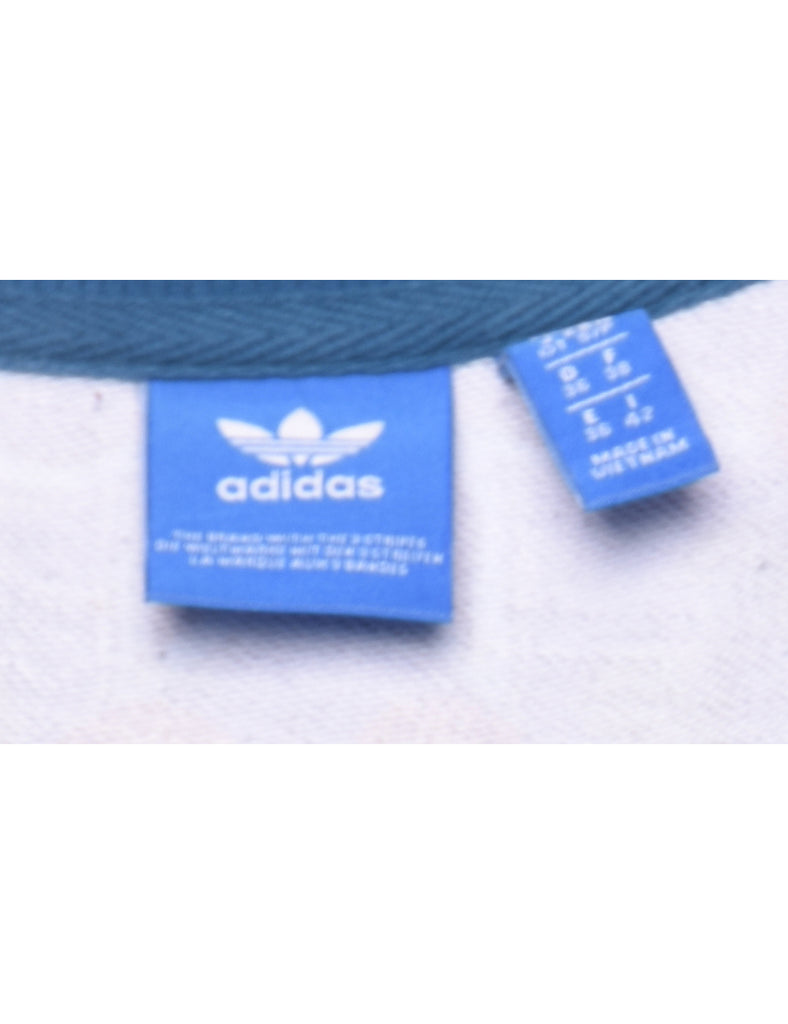 Adidas Butterfly Printed Multi-Colour Sweatshirt - S