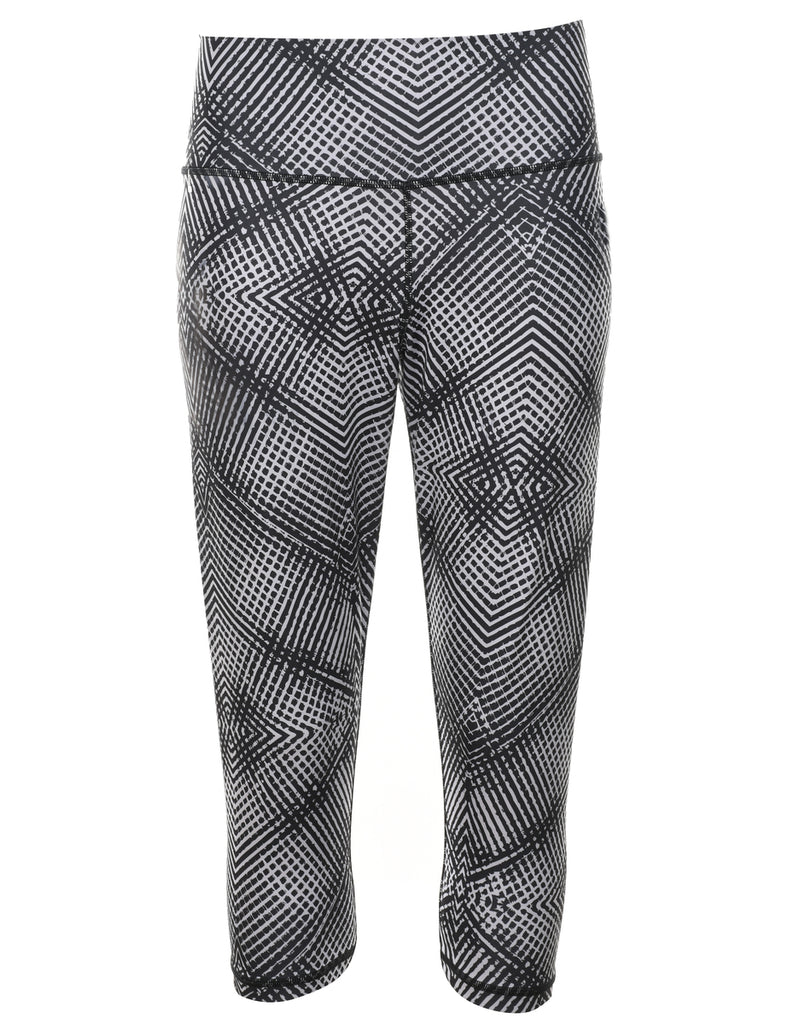 Adidas Geometric Pattern Workout Pants - W28 L20
