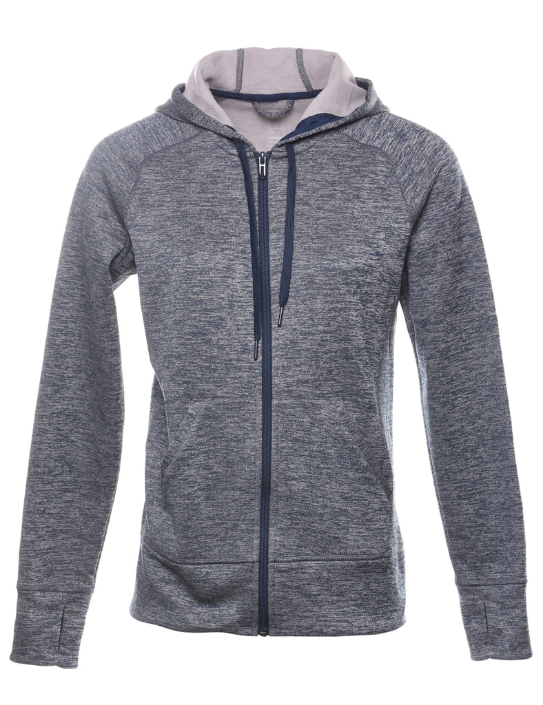 Adidas Hooded Navy Hooded Sweatshirt - XS