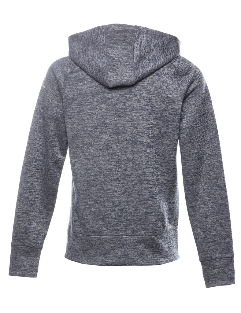 Adidas Hooded Navy Hooded Sweatshirt - XS