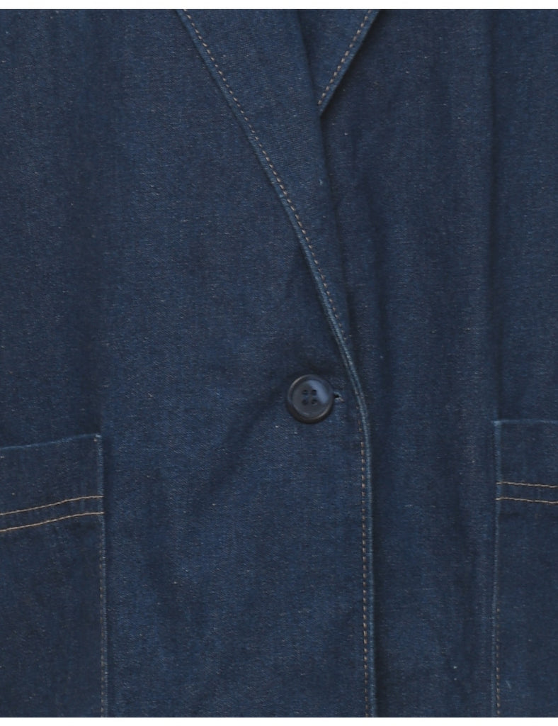 Alfred Dunner Classic Indigo Denim Jacket - L