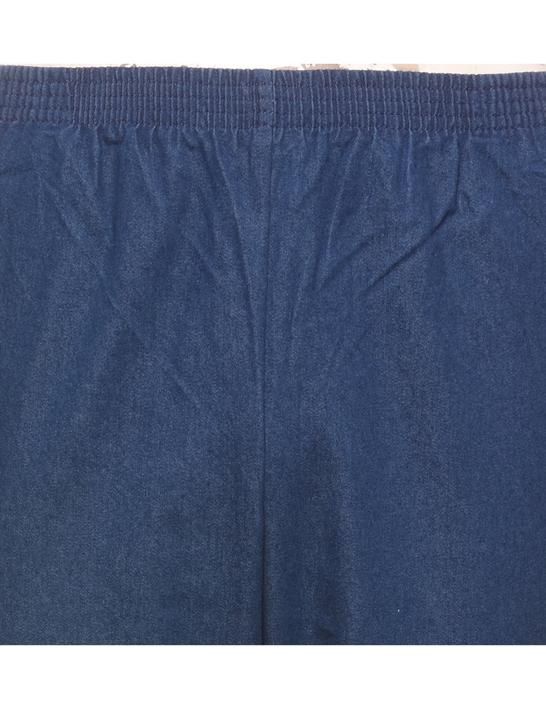 Alfred Dunner Elasticated Waist Denim Trousers - W30 L27
