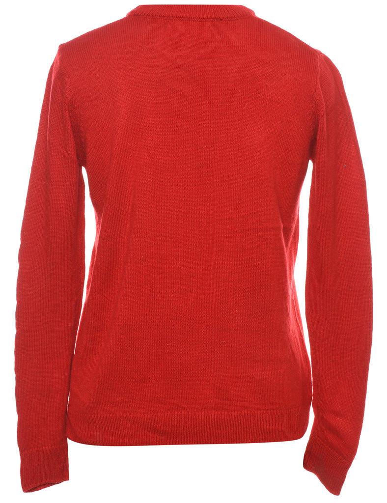 Animal Design Christmas Jumper - M