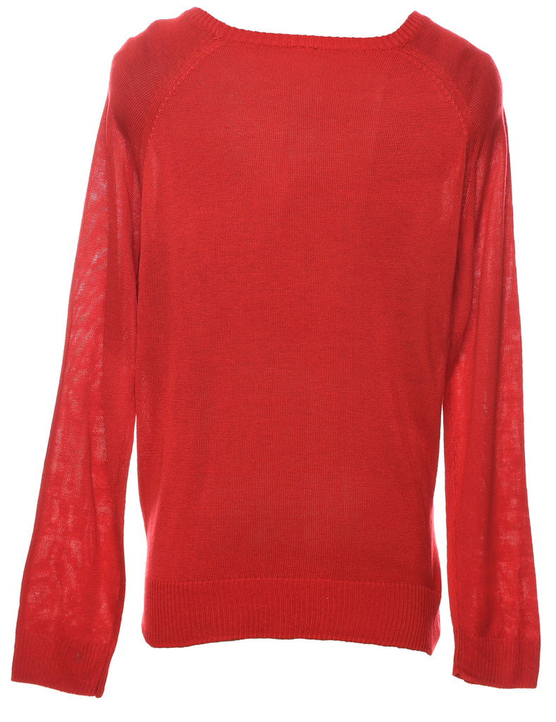 Animal Design Christmas Jumper - M