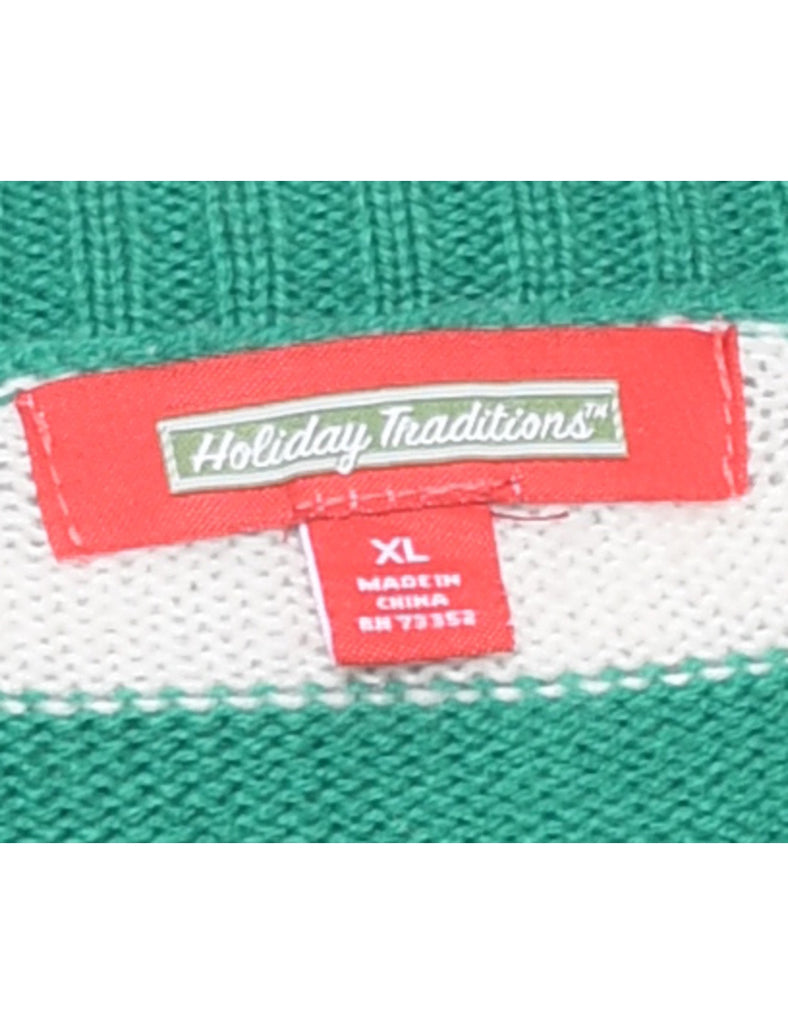 Animal Design Christmas Jumper - XL