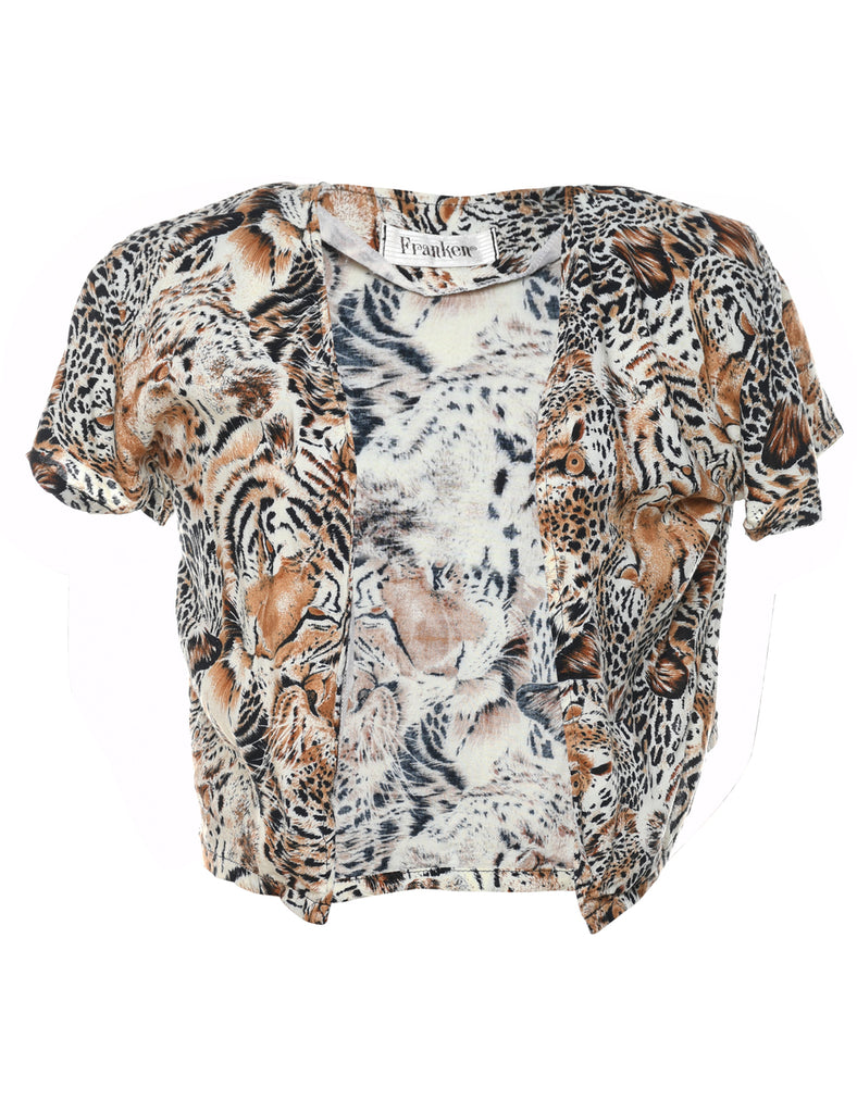 Animal Print 1990s Jacket - S
