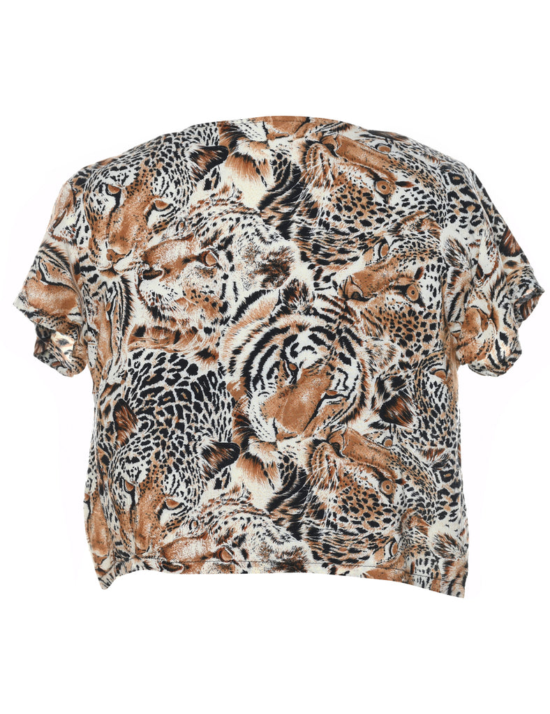 Animal Print 1990s Jacket - S