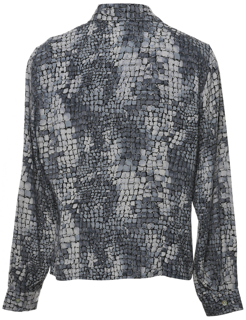Animal Print Blouse - M