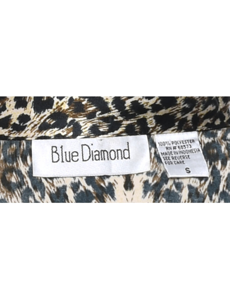 Animal Print Blouse - S