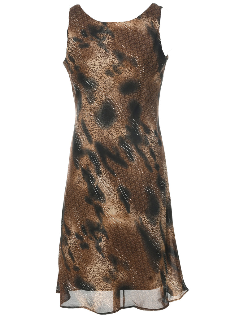 Animal Print Dress - M