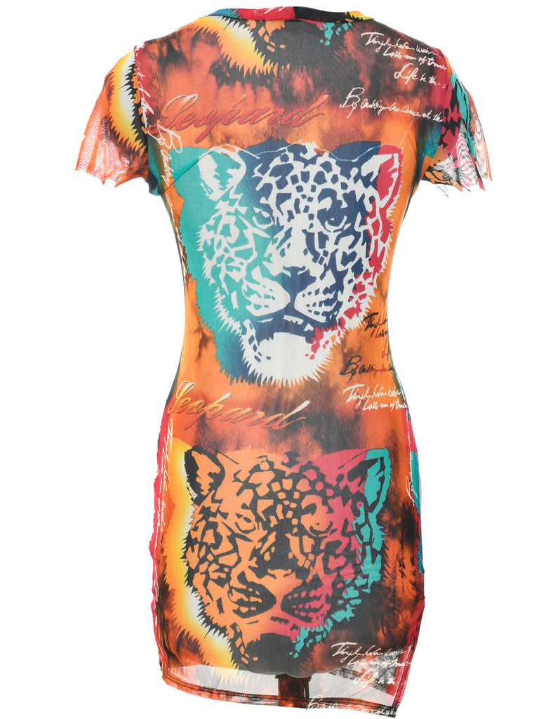 Animal Print Dress - S