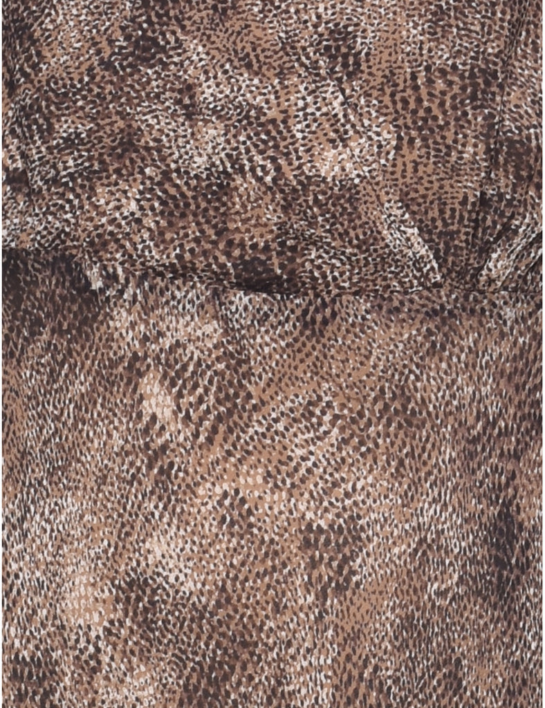 Animal Print Dress - L