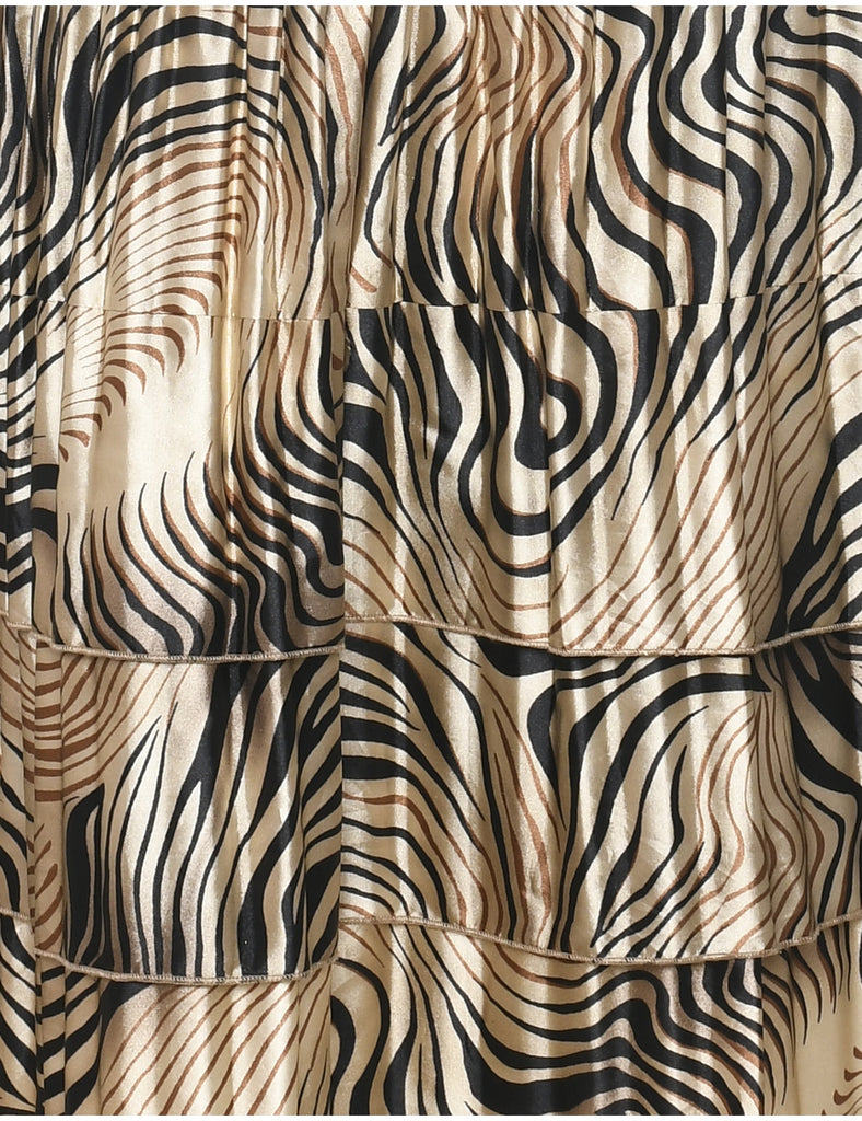 Animal Print Dress - L