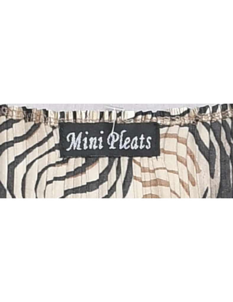 Animal Print Dress - L