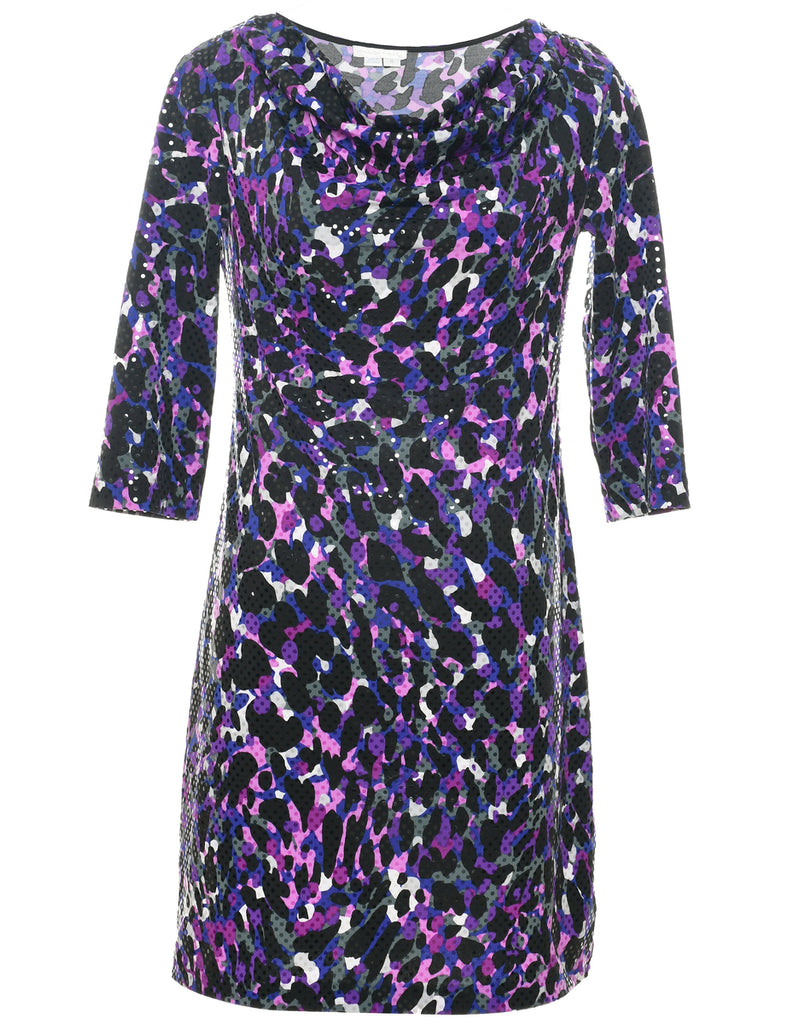 Animal Print Evening Dress - S