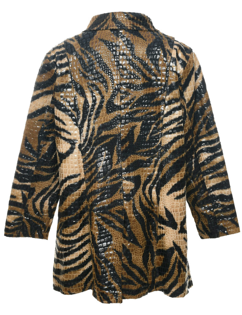 Animal Print Evening Jacket - L