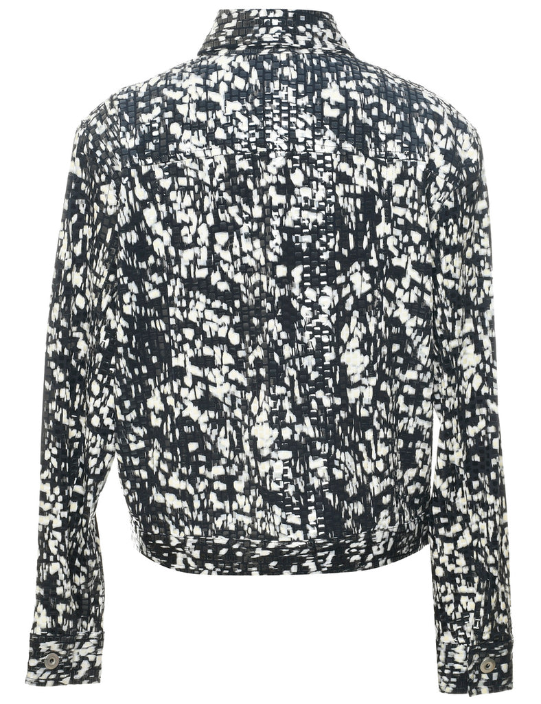 Animal Print Evening Jacket - M