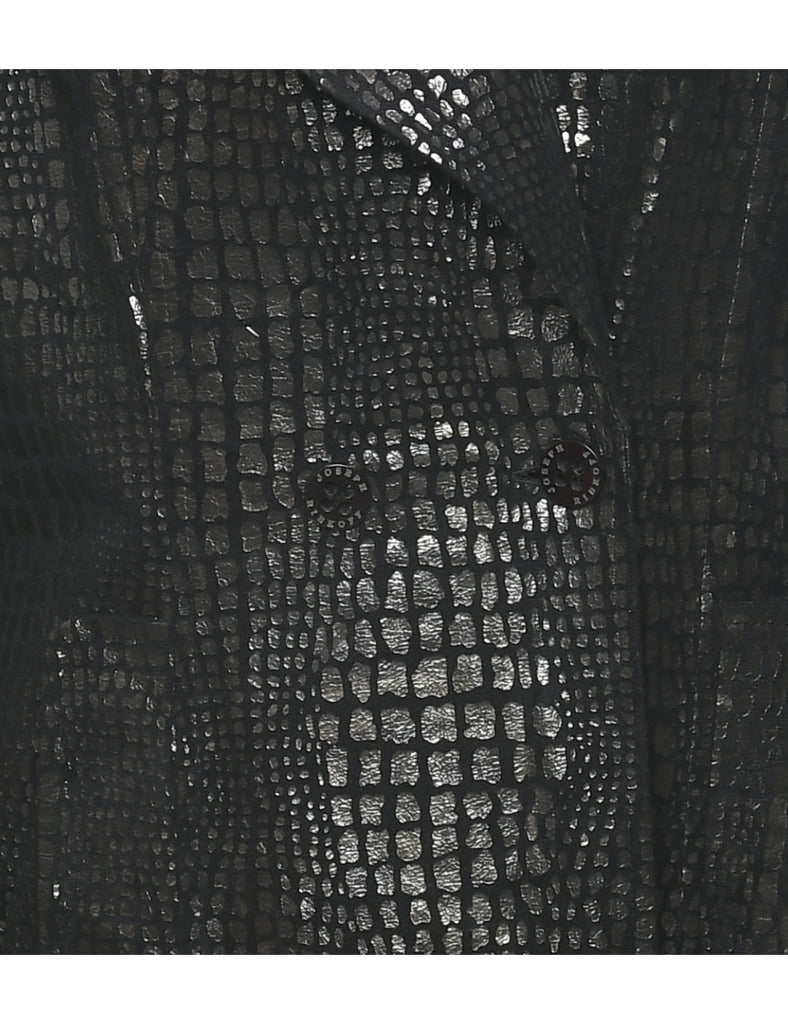 Animal Print Evening Jacket - L