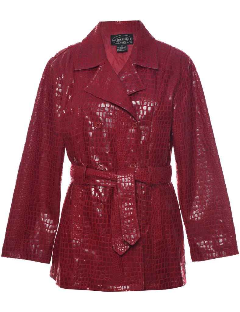 Animal Print Jacket - M