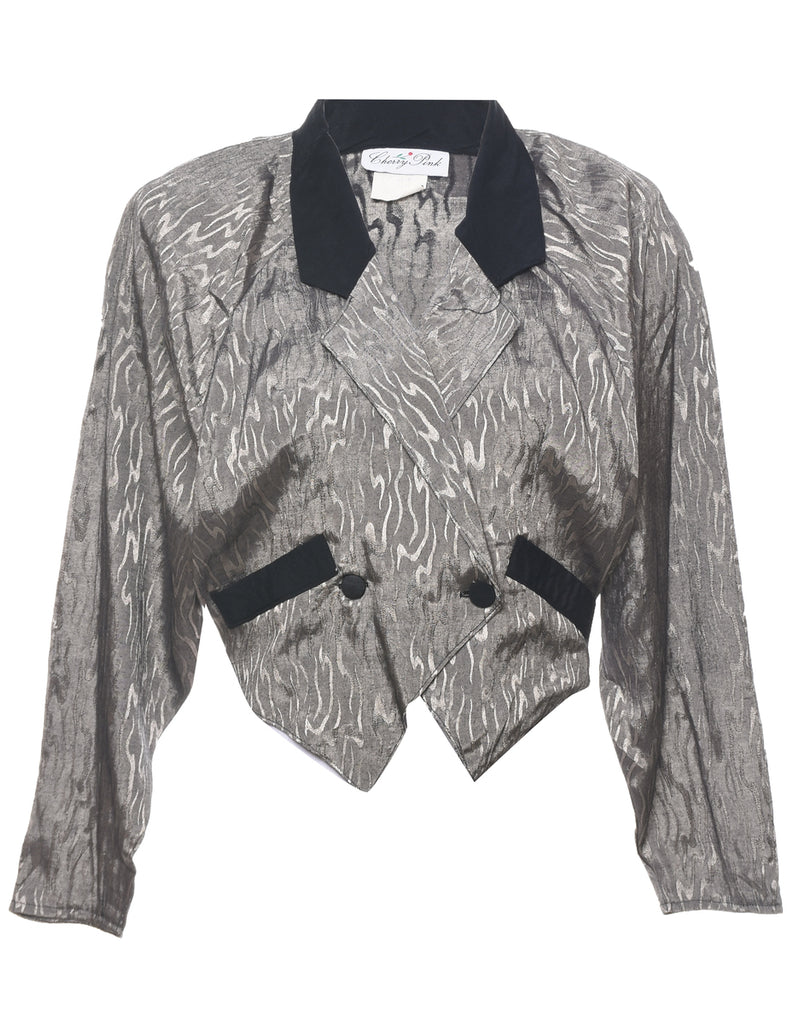 Animal Print Jacket - M