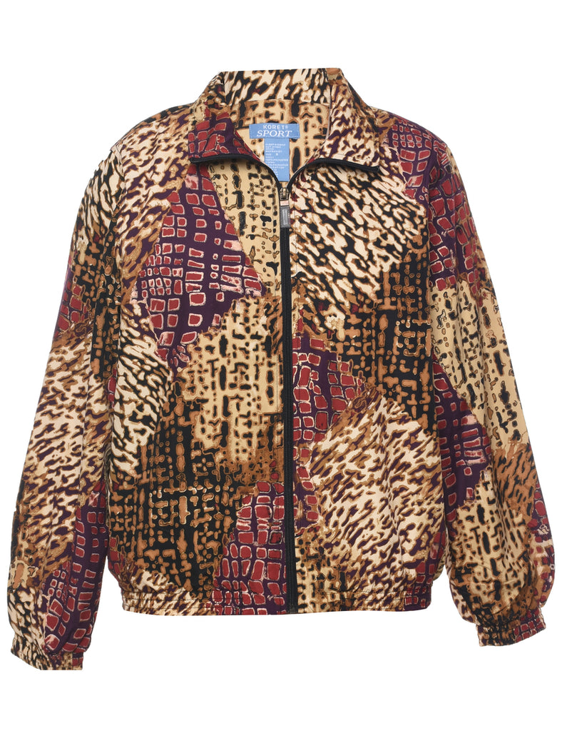 Animal Print Jacket - S