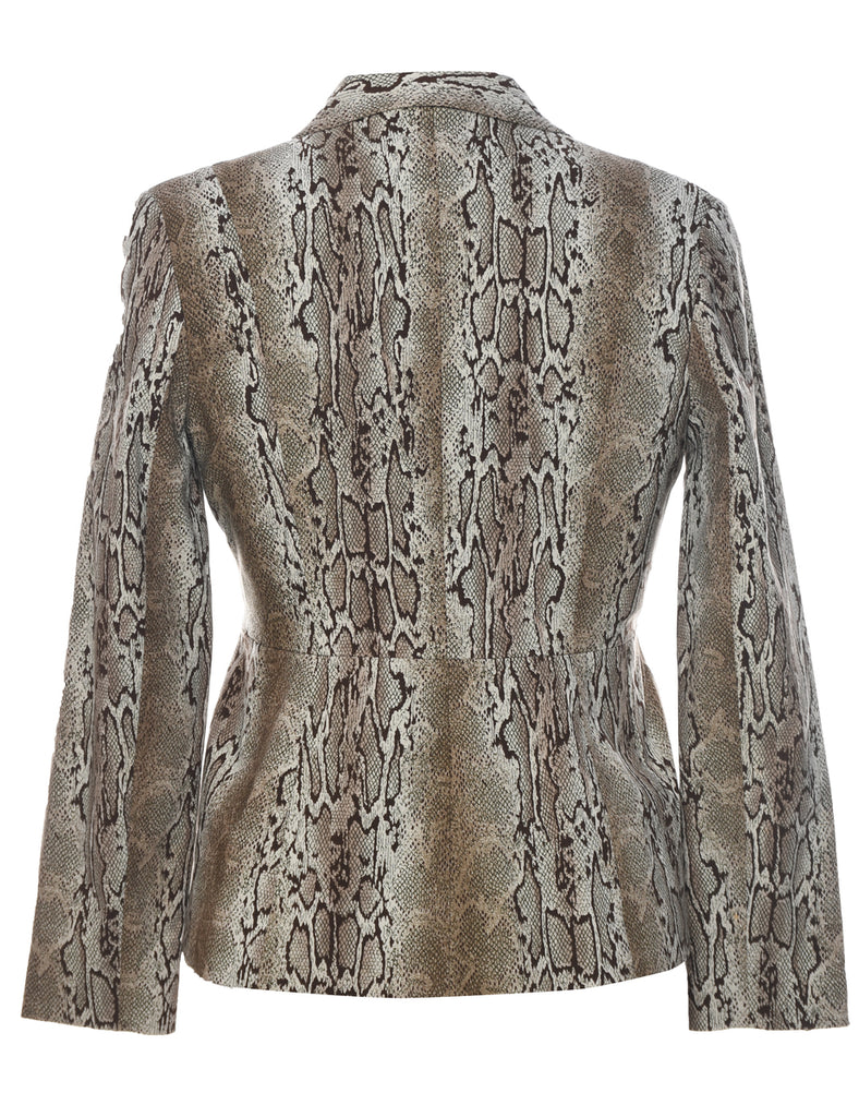 Animal Print Jacket - S