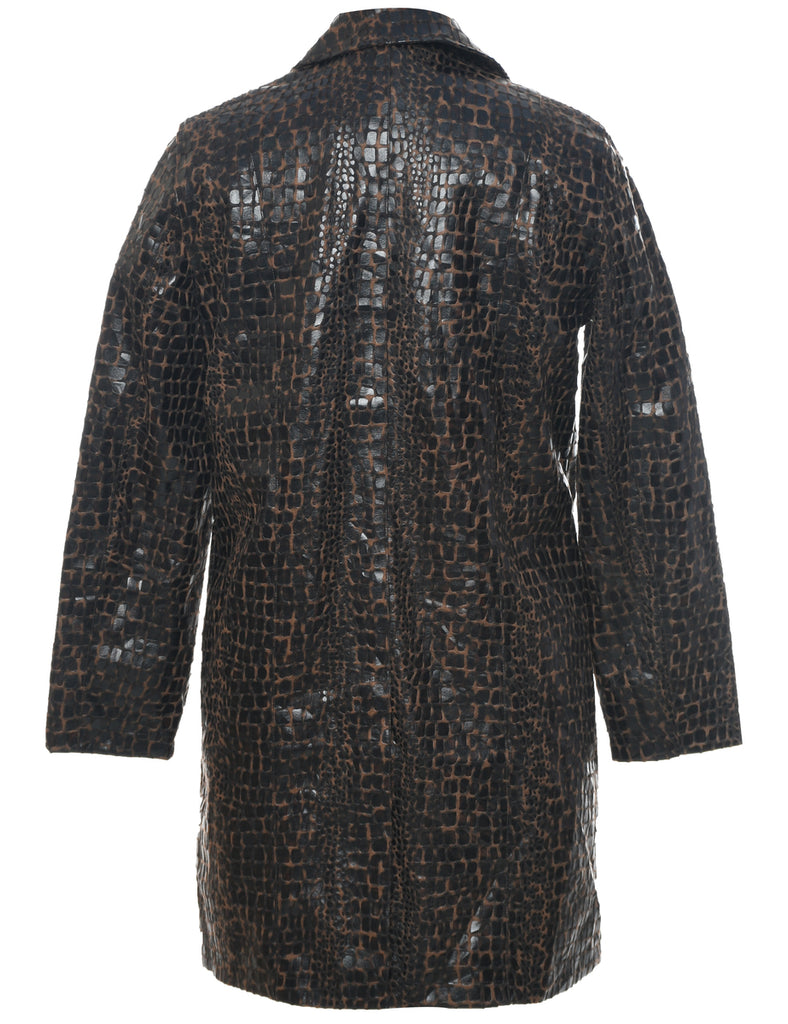 Animal Print Jacket - M