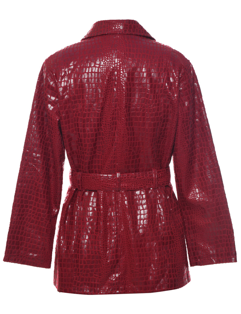 Animal Print Jacket - M