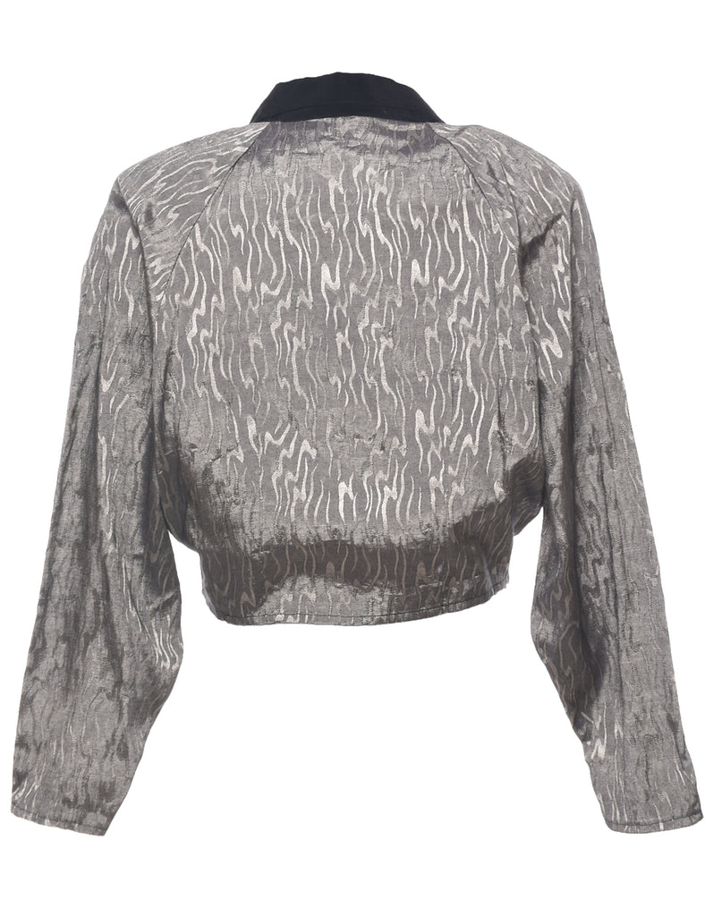 Animal Print Jacket - M