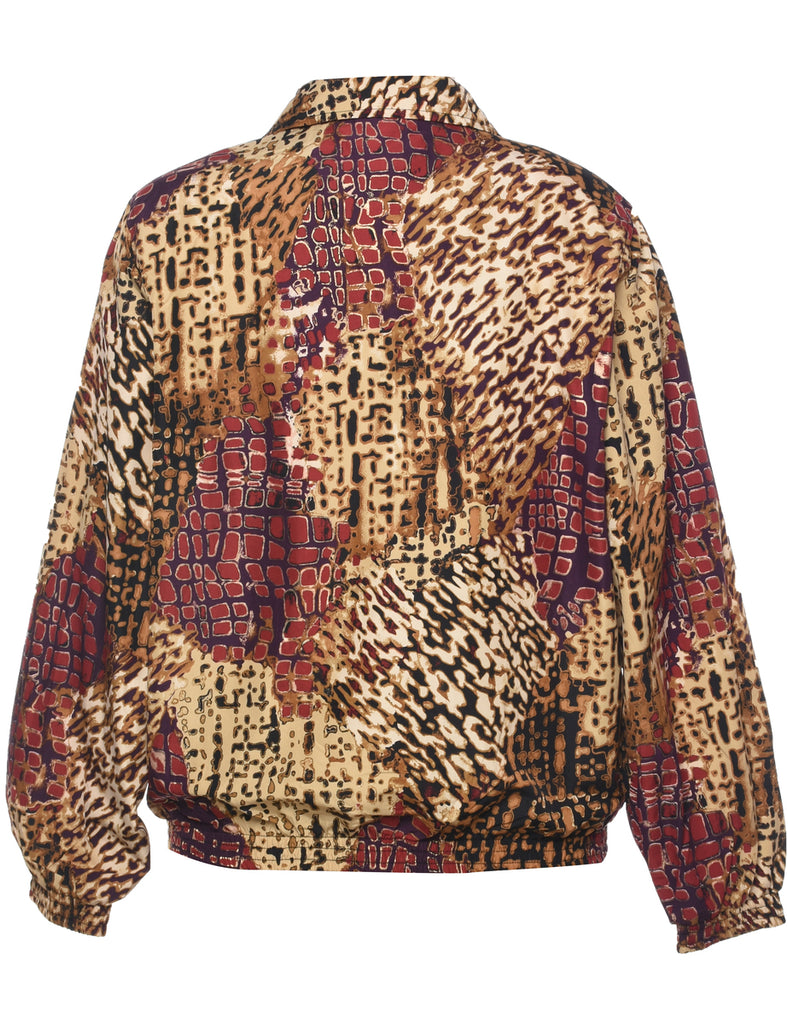 Animal Print Jacket - S