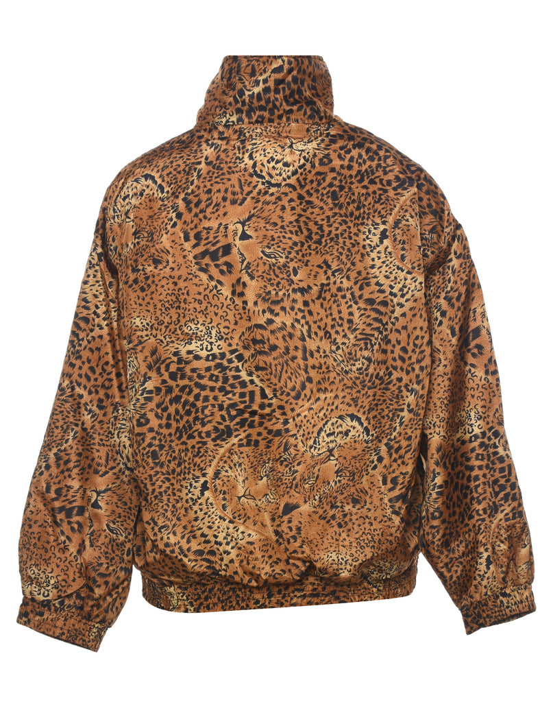 Animal Print Jacket - M