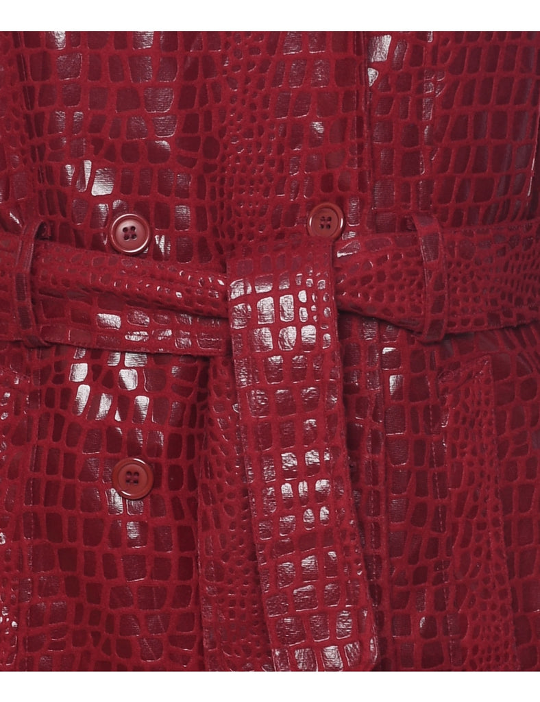 Animal Print Jacket - M