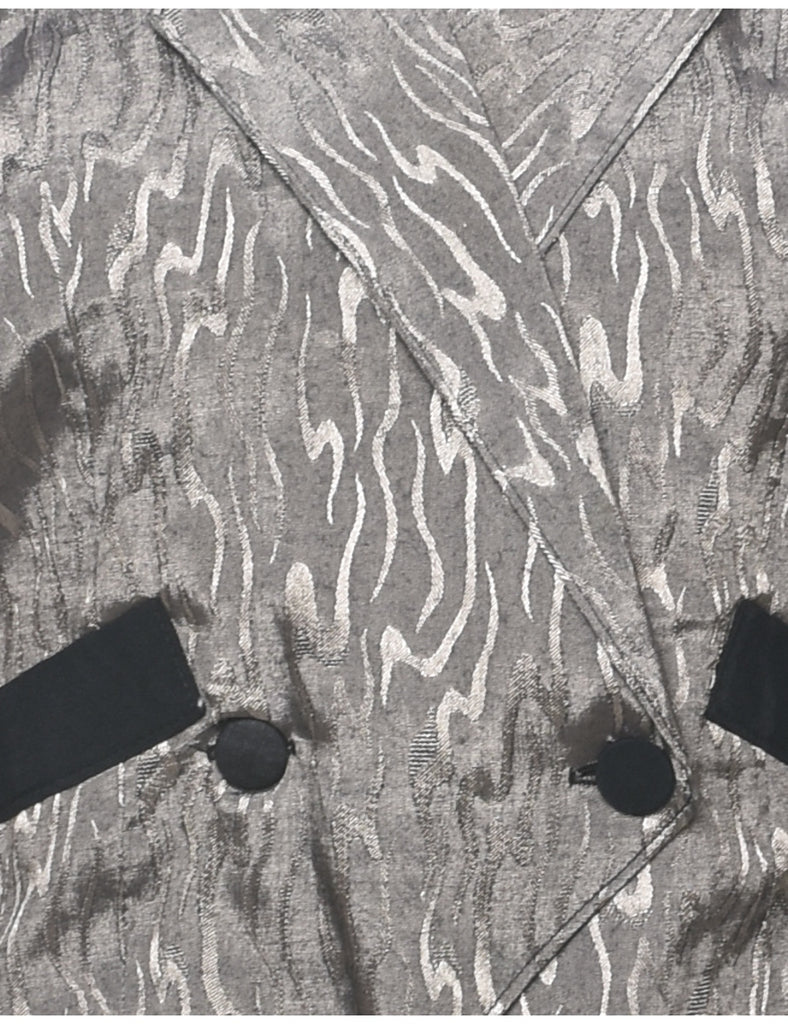 Animal Print Jacket - M