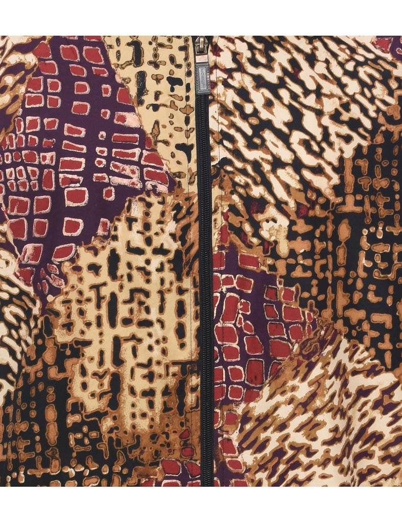 Animal Print Jacket - S