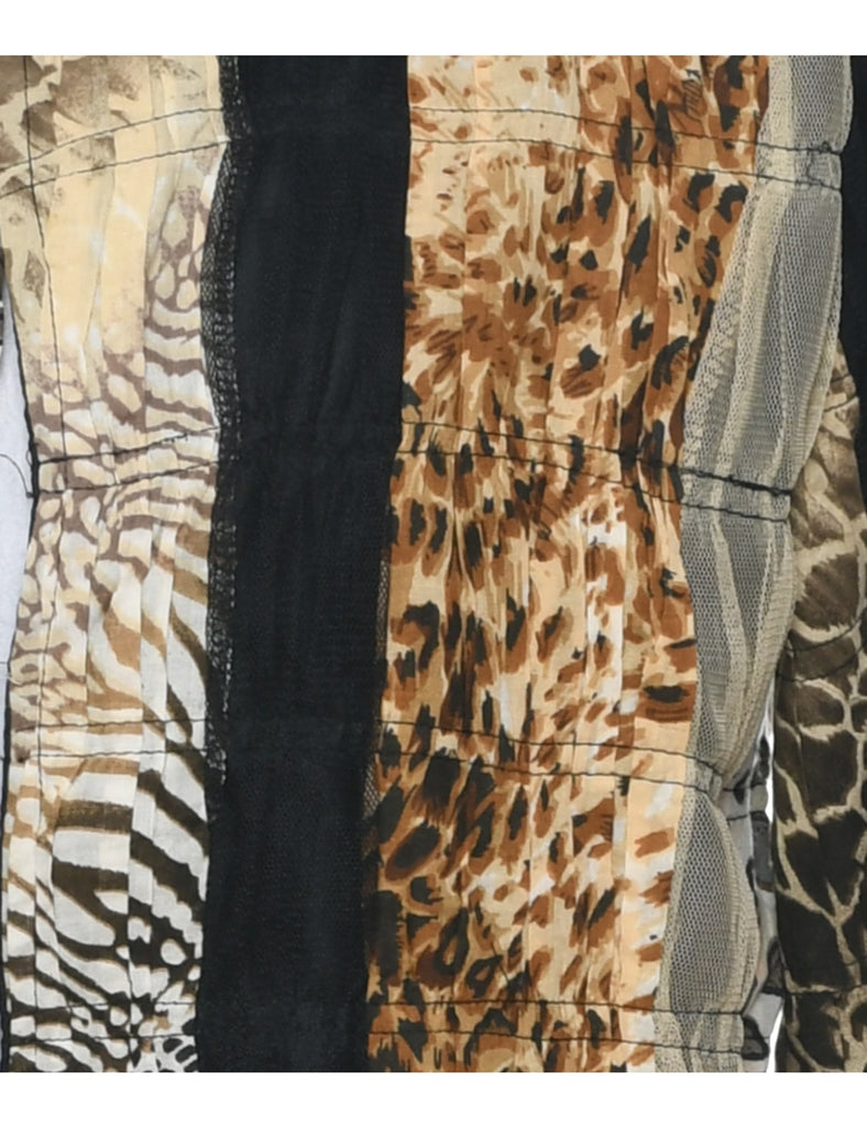 Animal Print Jacket - S