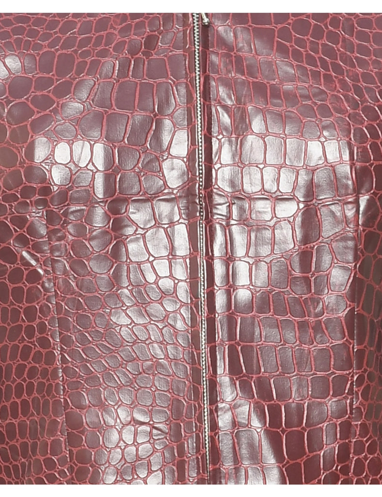 Animal Print Jacket - M