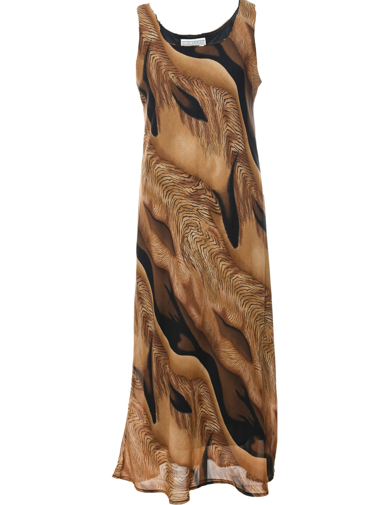 Animal Print Maxi Dress - XL
