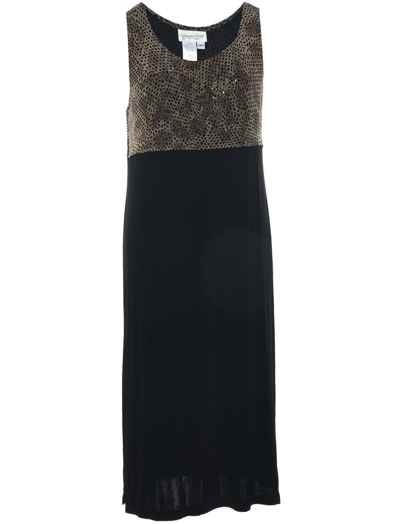 Animal Print Maxi Dress - XL