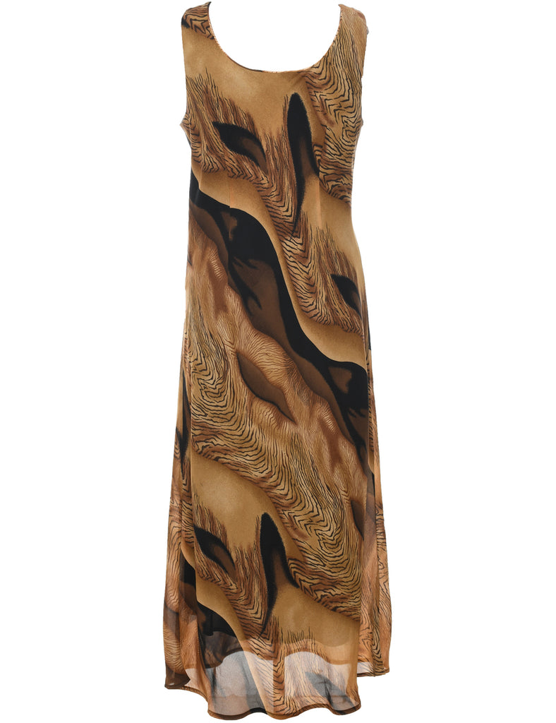 Animal Print Maxi Dress - XL