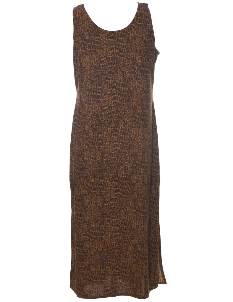 Animal Print Maxi Dress - XL