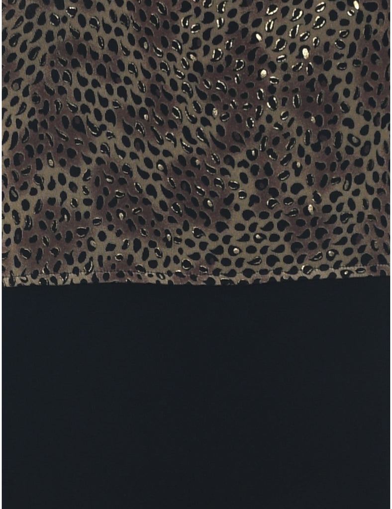 Animal Print Maxi Dress - XL