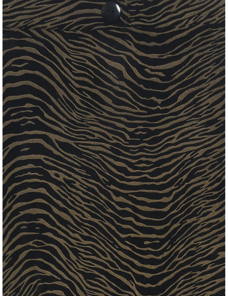 Animal Print Maxi Skirt - S