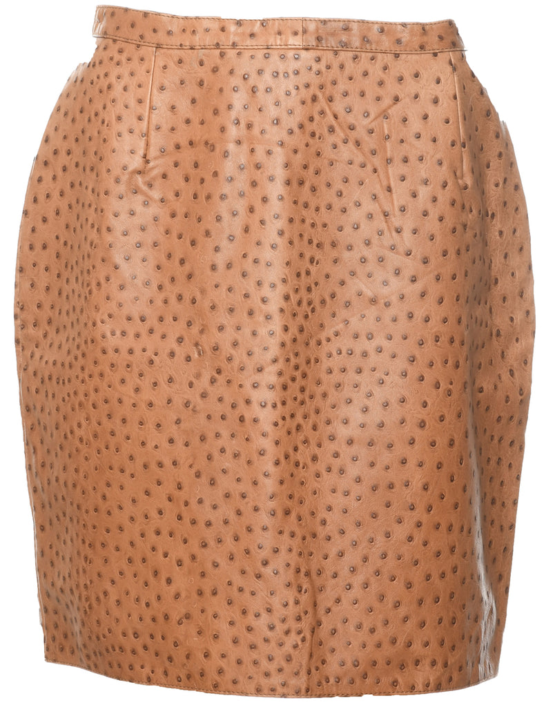 Animal Print Pencil Skirt - M