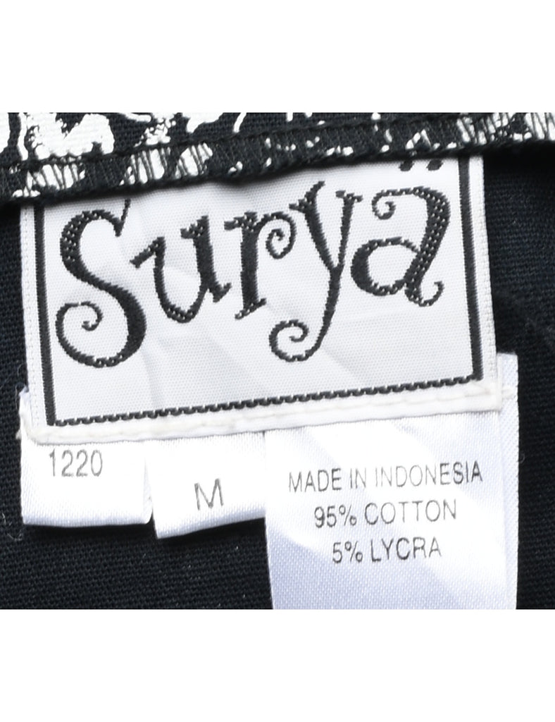 Animal Print Pencil Skirt - M