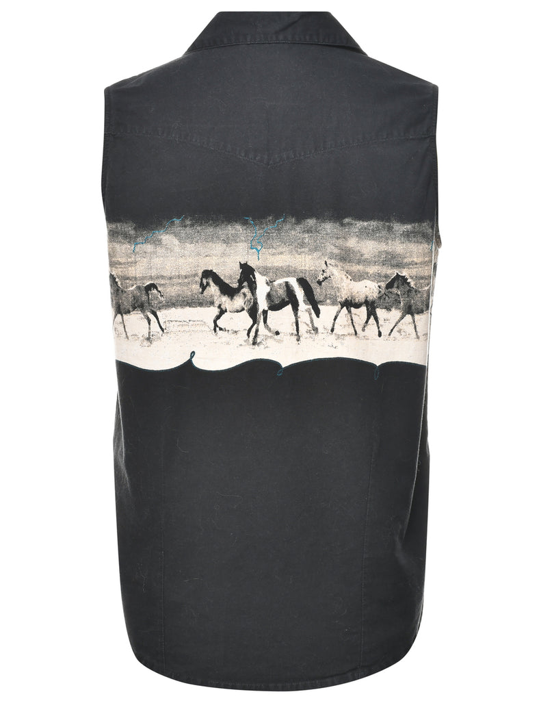 Animal Print Shirt - S