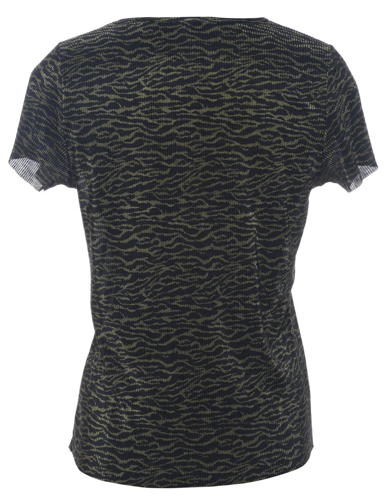 Animal Print Top - M