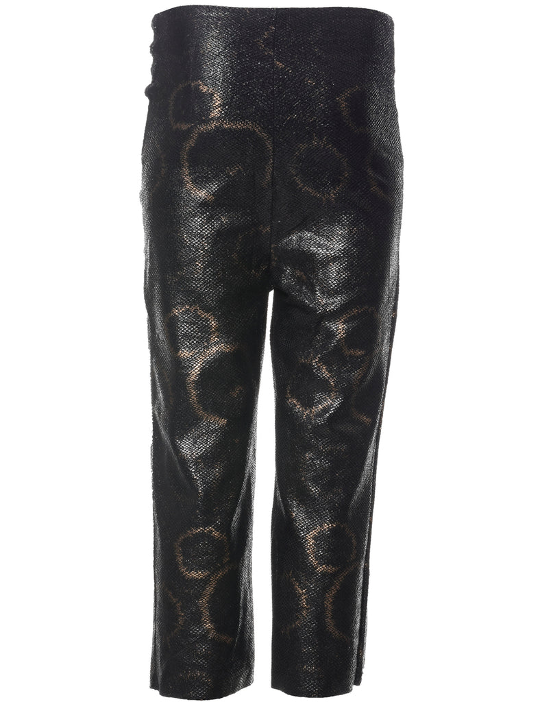 Animal Print Trousers - W25 L22