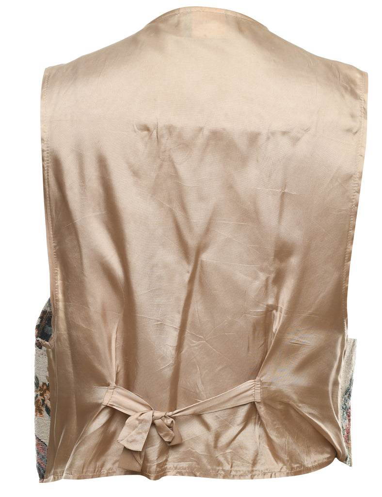 Animal Print Waistcoat - L